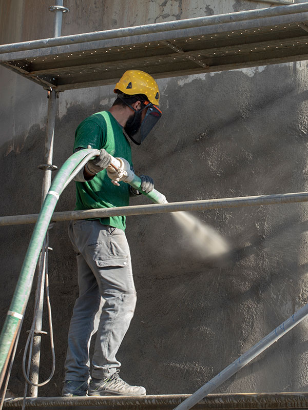 SHOTCRETE APPLICATION
